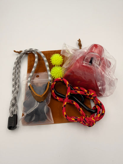 Slingband  – Orange & Yellow Paracord - Frameless Slingshot Bracelet